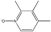 Pyridine, 2,3,4-trimethyl-, 1-oxide (6CI,9CI) Structure