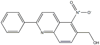 (5-NITRO-2-PHENYL-QUINOLIN-6-YL)-METHANOL,1018785-17-5,结构式