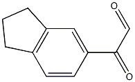 1H-Indene-5-acetaldehyde, 2,3-dihydro-α-oxo- Structure