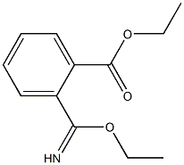 ethyl 2-(ethoxy(imino)methyl)benzoate Struktur