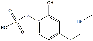 epinine 4-O-sulfate Structure