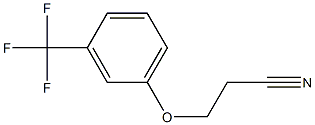 3-[3-(trifluoromethyl)phenoxy]propanenitrile Structure