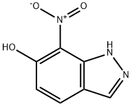 7-NITRO-1H-INDAZOL-6-OL Struktur