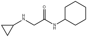 N-cyclohexyl-2-(cyclopropylamino)acetamide Structure