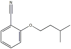 2-(3-methylbutoxy)benzonitrile 化学構造式