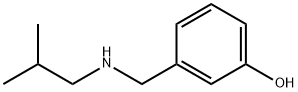 3-{[(2-methylpropyl)amino]methyl}phenol Struktur