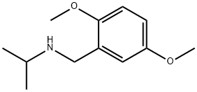 [(2,5-dimethoxyphenyl)methyl](propan-2-yl)amine, 1019550-51-6, 结构式