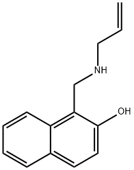 1-[(prop-2-en-1-ylamino)methyl]naphthalen-2-ol 结构式