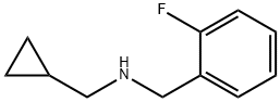 1-环丙基-N-(2-氟苄基)甲胺,1019576-82-9,结构式