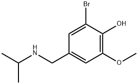 2-bromo-6-methoxy-4-[(propan-2-ylamino)methyl]phenol,1019596-28-1,结构式