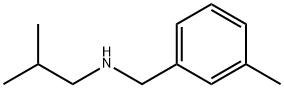 [(3-methylphenyl)methyl](2-methylpropyl)amine Structure