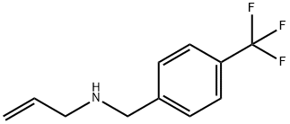 (プロプ-2-エン-1-イル)({[4-(トリフルオロメチル)フェニル]メチル})アミン 化学構造式