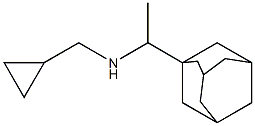 [1-(adamantan-1-yl)ethyl](cyclopropylmethyl)amine 化学構造式