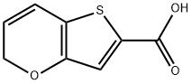 5H-thieno[3,2-b]pyran-2-carboxylic acid 化学構造式