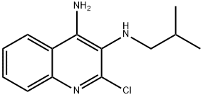 2-chloro-N-(2-methylpropyl)-3,4-quinoline diamine Structure