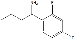 1-(2,4-ジフルオロフェニル)ブタン-1-アミン 化学構造式