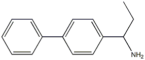 1-(4-phenylphenyl)propan-1-amine Struktur
