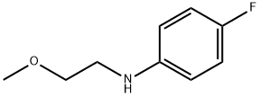 4-fluoro-N-(2-methoxyethyl)aniline,1021054-33-0,结构式
