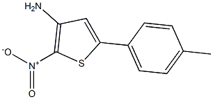 2-NITRO-3-AMINO-5-P-TOLYLTHIOPHENE,1021443-92-4,结构式