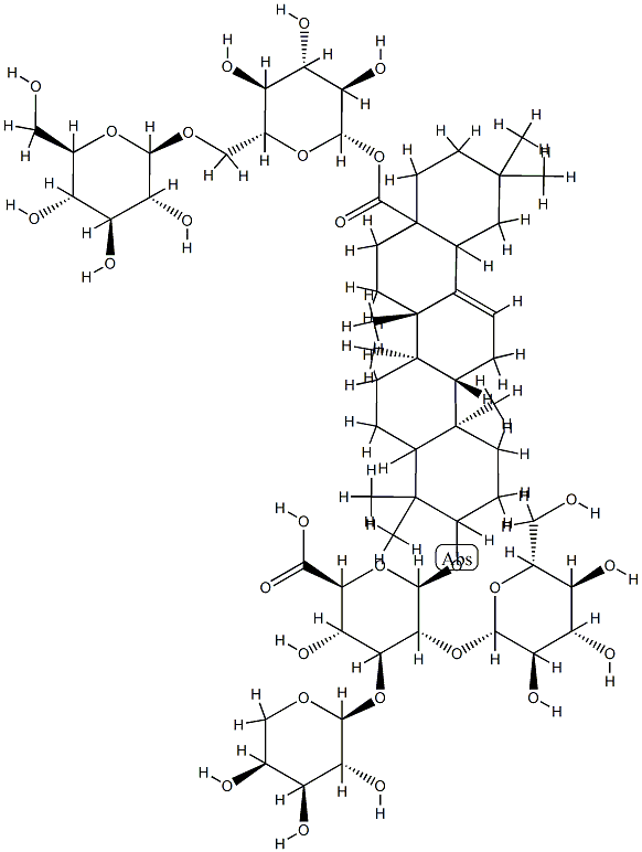 雪胆皂苷H1,102146-27-0,结构式