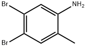 4,5-ジブロモ-2-メチルアニリン 化学構造式