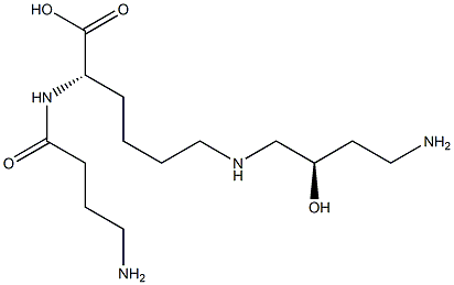 alpha-(4-aminobutyryl)hypusine Struktur