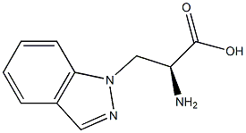 beta-1-indazolealanine Structure