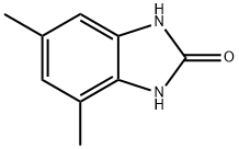 2H-Benzimidazol-2-one,1,3-dihydro-4,6-dimethyl-(9CI) 结构式