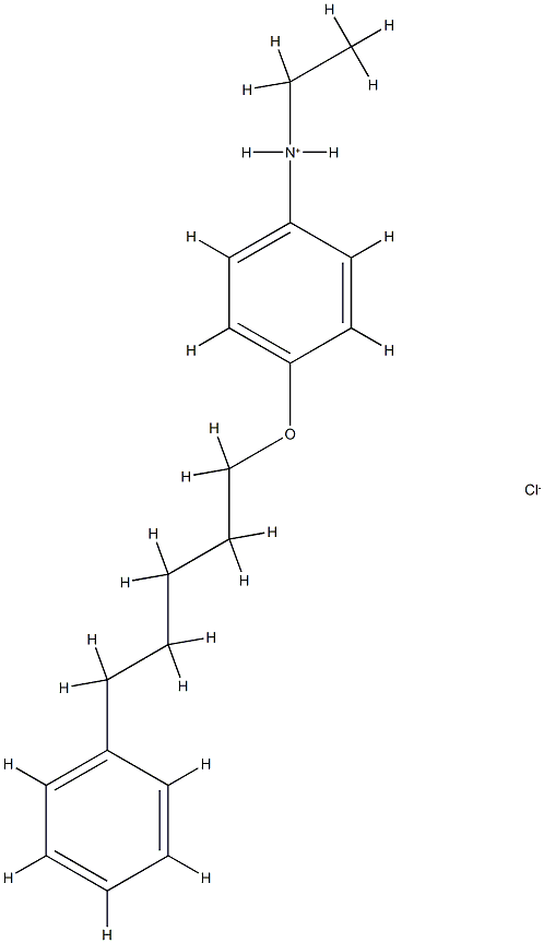 Benzenamine,N-ethyl-4-[(5-phenylpentyl)oxy]-, hydrochloride (1:1)|