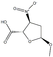 alpha-D-erythro-Pentofuranosiduronicacid,methyl2,3-dideoxy-3-nitro-(9CI) Structure