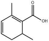 1,3-Cyclohexadiene-1-carboxylicacid,2,6-dimethyl-(6CI) 结构式