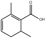 1,3-Cyclohexadiene-1-carboxylicacid,2,6-dimethyl-(6CI),102369-93-7,结构式