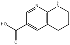 5,6,7,8-Tetrahydro-[1,8]naphthyridine-3-carboxylic acid Struktur