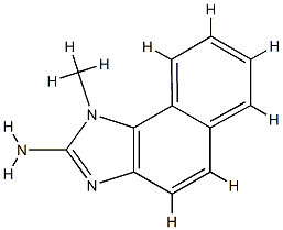 1H-Naphth[1,2-d]imidazol-2-amine,1-methyl-(9CI) 化学構造式
