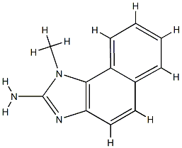 1H-Naphth[1,2-d]imidazol-2-amine,1-methyl-(9CI) 结构式