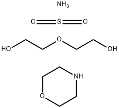 에탄올,2,2-옥시비스-,암모니아와의반응생성물,모르폴린유도체.잔류물,이산화황과의반응생성물
