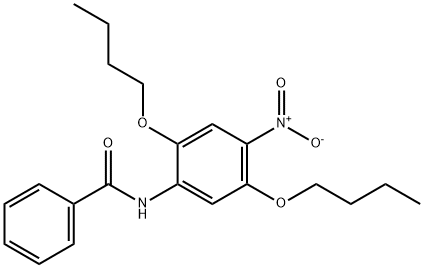 4-Benzoylamino-2,5-dibutoxy-1-nitrobenzene
