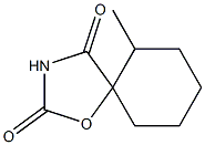 1-Oxa-3-azaspiro[4.5]decane-2,4-dione,6-methyl-(6CI) Structure