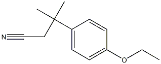 Benzenepropanenitrile, 4-ethoxy-ba,ba-dimethyl- (9CI) Structure