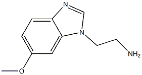 1H-Benzimidazole-1-ethanamine,6-methoxy-(9CI) 结构式