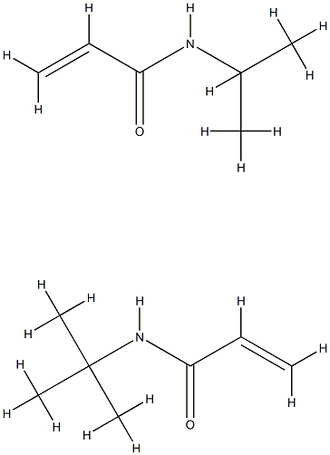 poly(N-isopropylacrylamide-N-tert-butylacrylamide)copolymer Structure