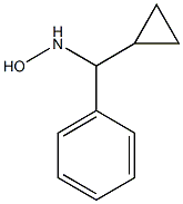 N-(Cyclopropyl-phenyl-methyl)-hydroxylamine, 1026710-97-3, 结构式