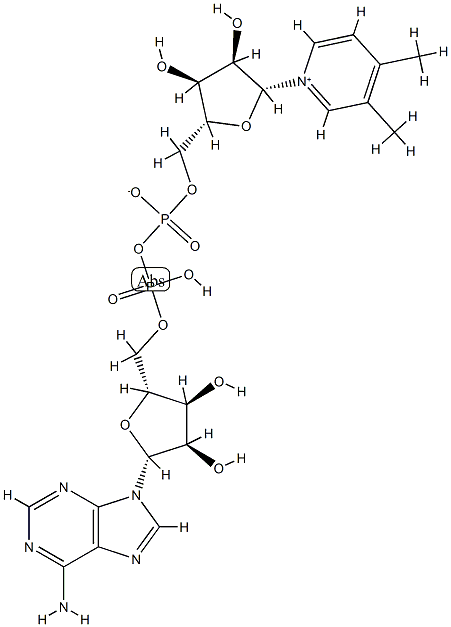 3,4-dimethylpyridine adenine dinucleotide Structure