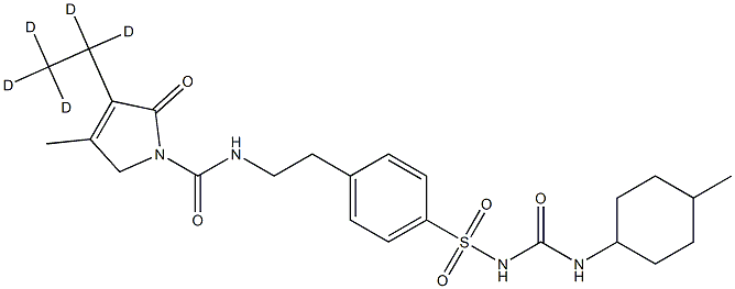 Glimepiride-d5 Structure