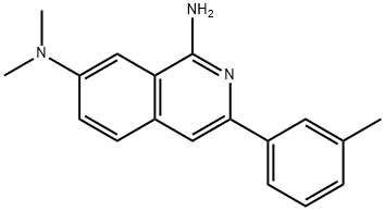 N7,N7-diMethyl-3-M-tolylisoquinoline-1,7-diaMine 277.3636 化学構造式