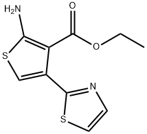 ETHYL 2-AMINO-4-(THIAZOL-2-YL)THIOPHENE-3-CARBOXYLATE Structure