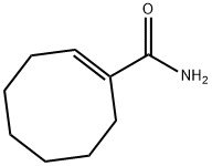 1-Cyclooctene-1-carboxamide(6CI),102943-36-2,结构式