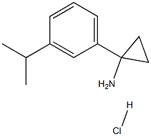 Cyclopropanamine, 1-[3-(1-methylethyl)phenyl]-, hydrochloride (1:1) 结构式