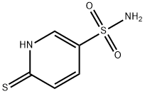 6-硫烷亚基-1H-吡啶-3-磺酰胺 结构式