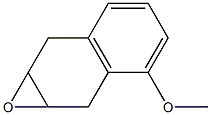 3-メトキシ-1aH,2H,7H,7aH-ナフト[2,3-b]オキシレン 化学構造式